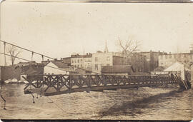 Photo-postcards of flooding in Belleville