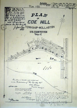 Plan of Coe Hill in the Township of Wollaston