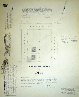 Plan of Randolph Place in the town of Belleville