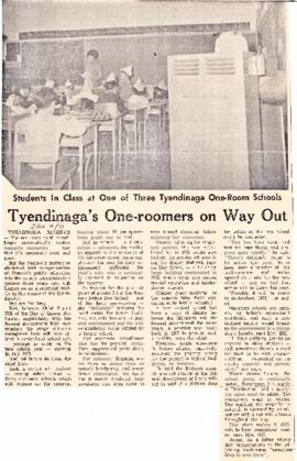 Articles relating to the construction of Quinte Mohawk School