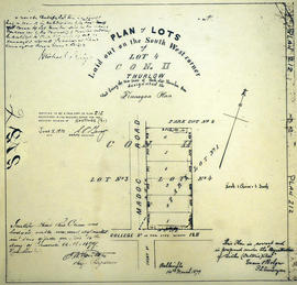 Finnegan Plan of Lots in the Township of Thurlow