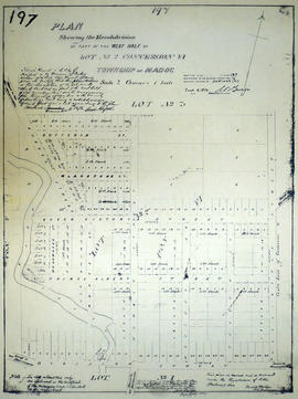 Subdivision of west Lot 2 in the village of Madoc