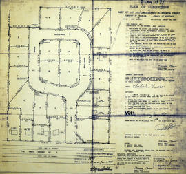 Subdivision of part of Lot 20 in the Township of Thurlow