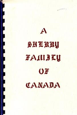 Sherry Family Genealogy (and supplement); See also M'Inroy Family 1789-1967