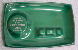 Lucky Strikes ashtray