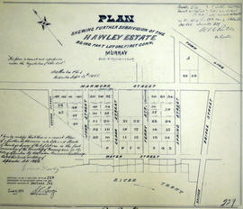 Subdivision of the Hawley Estate in the Township of Murray