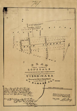 Plan of south Lonsdale in the Township of Tyendinaga