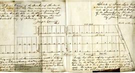 Thurlow : Plan of Town lots in Canniffton, 1849