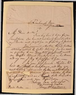 W.H. Ponton letter