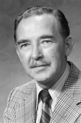 Clarence Fuzzen, President of the Kiwanis Club of Belleville in 1972 and 1973. Belleville, Ontario.