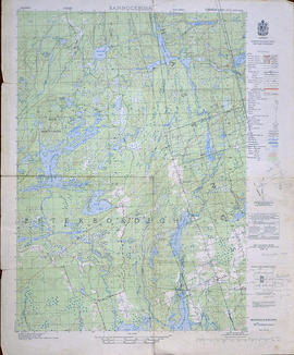 Topographical Map of Bannockburn - west half