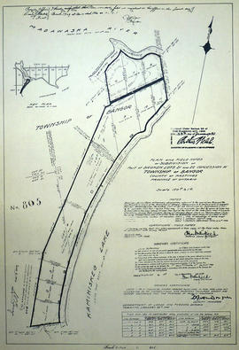 Subdivision of Broken Lots 21-22 in the Township of Bangor