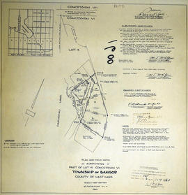 Subdivision of part of Lot 4 in the Township of Bangor