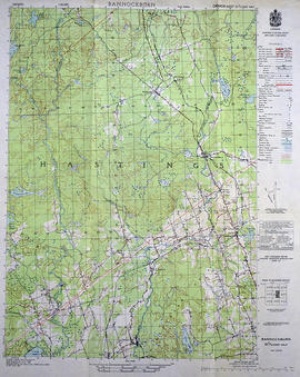 Topographical Map of Bannockburn - east half