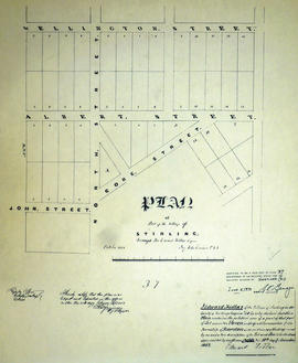 Plan of Lot 11 in the village of Stirling