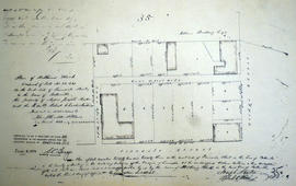 Plan of Wilkins Block in the town of Belleville, 1848