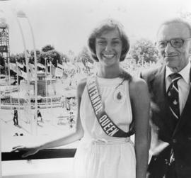 Centennial Queen and Mayor Ben Corke