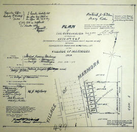 Subdivision of part Lots 4-5 in the Village of Marmora