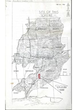 Moira River Conservation Authority : 1958, Plan for Vanderwater Area