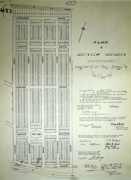 Subdivision of Bayview Gardens in the Town of Trenton