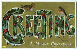 Greeting A Merry Christmas (front)