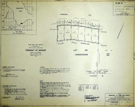 Subdivision of Part of Lot 28 in the Township of Bangor