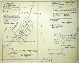 Plan of Birch Island Resorts in the Township of Marmora