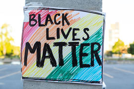 Paul Lantz photographs Black Lives Matter posters