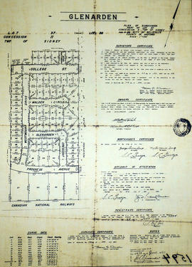 Glenarden Subdivision in the City of Belleville