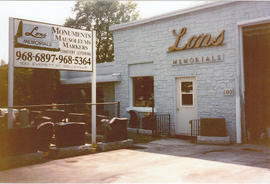 Photographs of Lons Memorials, Everett Street, Belleville