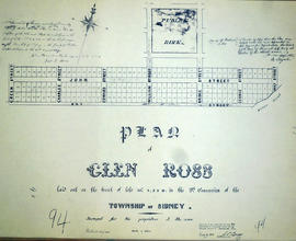 Plan of Glen Ross in the Township of Sidney