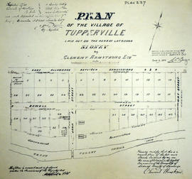 Plan of the village of Tupperville