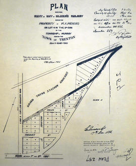 Plan of right of way at Gilmour's Railway