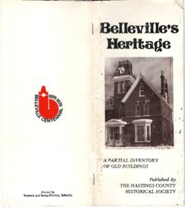 Belleville's Heritage Volume I