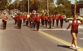 Trenton Citizens Band marching from East Hill Park (Robin Jeffrey Park later) to downtown