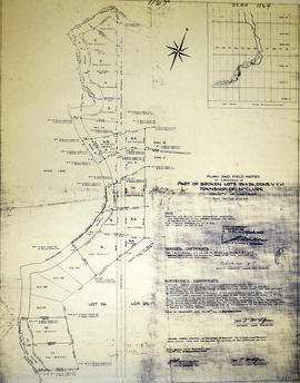 Subdivision of part of Broken Lots 25-26 in the Township of McClure