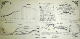 Plan and Section of south Lot 18 in the Township of Madoc