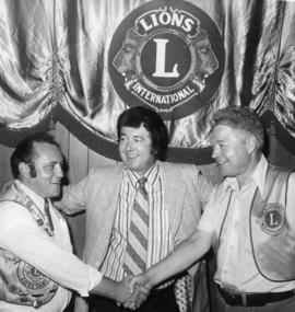 Men at Lions Club International in Belleville, Ontario.