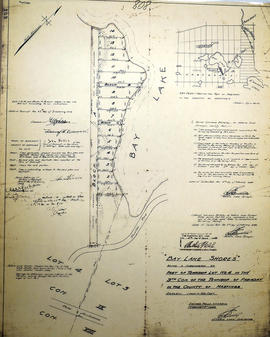 Bay Lake Shores Subdivision in the Township of Faraday