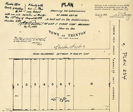 Plan of Park Lot 23 in the Township of Murray