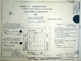 Re-subdivision of the MacLellan Block in the Town of Trenton