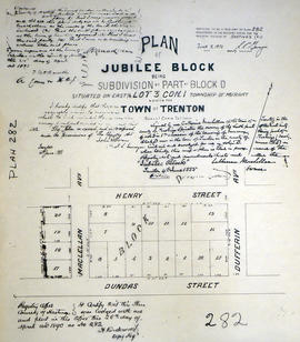 Plan of Jubliee Block in the Town of Trenton