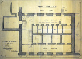 Floor Plans of Jail at County Court House