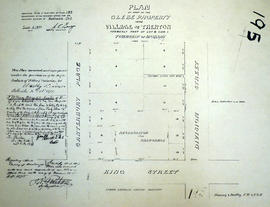 Plan of Glebe Property in the village of Trenton